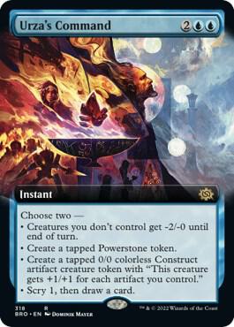 Urza's Command (Extended Art) (318) [The Brothers' War] [Extended Art]