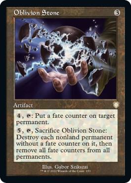 Oblivion Stone (Retro Frame) (153) [The Brothers' War Commander]