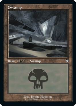 Swamp (34) (Retro Frame) [The Brothers' War Commander]