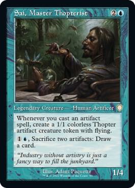 Sai, Master Thopterist (Retro Frame) (93) [The Brothers' War Commander]