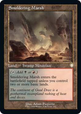 Smoldering Marsh (Retro Frame) (202) [The Brothers' War Commander]