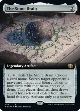 The Stone Brain (Extended Art) (367) [The Brothers' War] [Extended Art]