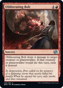 Obliterating Bolt (145) [The Brothers' War]