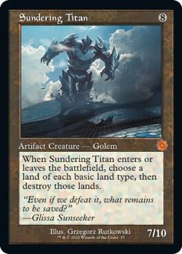 Sundering Titan (57) [The Brothers' War Retro Artifacts]