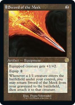 Sword of the Meek (59) [The Brothers' War Retro Artifacts]