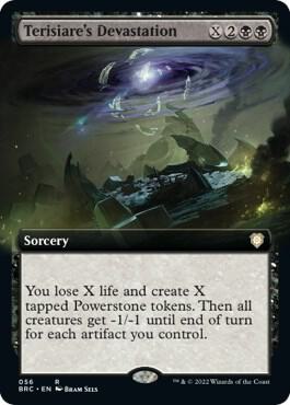 Terisiare's Devastation (Extended Art) (56) [The Brothers' War Commander] [Extended Art]