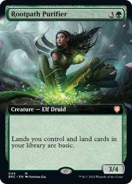 Rootpath Purifier (Extended Art) (44) [The Brothers' War Commander] [Extended Art]