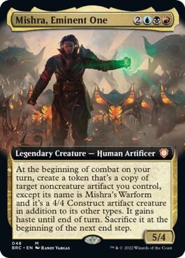 Mishra, Eminent One (Extended Art) (48) [The Brothers' War Commander] [Extended Art]