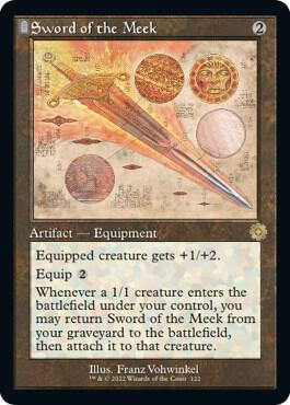 Sword of the Meek (Schematic) (122) [The Brothers' War Retro Artifacts]