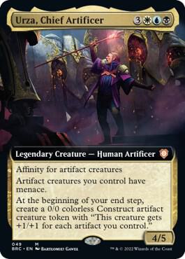 Urza, Chief Artificer (Extended Art) (49) [The Brothers' War Commander] [Extended Art]