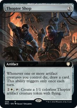 Thopter Shop (Extended Art) (66) [The Brothers' War Commander] [Extended Art]