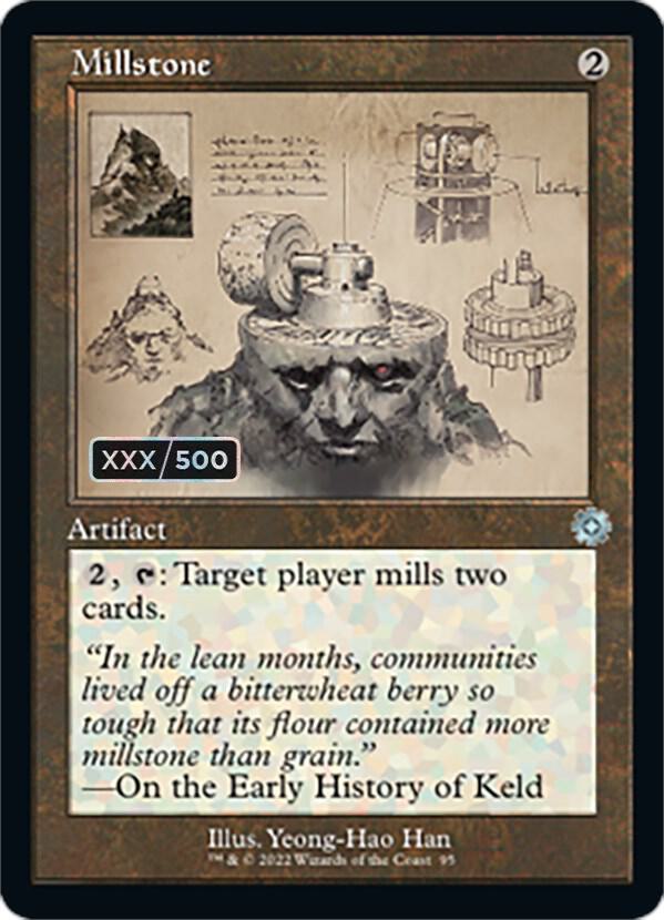 Millstone (Schematic) (Serial Numbered) (95) [The Brothers' War Retro Artifacts]