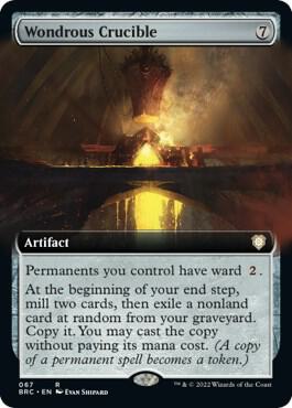 Wondrous Crucible (Extended Art) (67) [The Brothers' War Commander] [Extended Art]