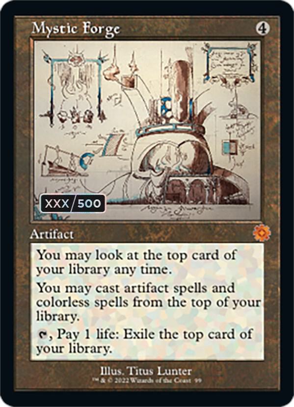 Mystic Forge (Schematic) (Serial Numbered) (99) [The Brothers' War Retro Artifacts]