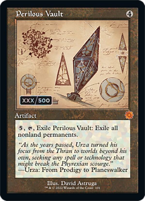 Perilous Vault (Schematic) (Serial Numbered) (101) [The Brothers' War Retro Artifacts]
