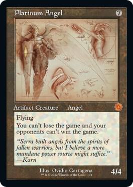 Platinum Angel (Schematic) (104) [The Brothers' War Retro Artifacts]