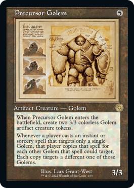 Precursor Golem (Schematic) (105) [The Brothers' War Retro Artifacts]