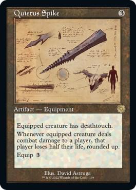 Quietus Spike (Schematic) (109) [The Brothers' War Retro Artifacts]