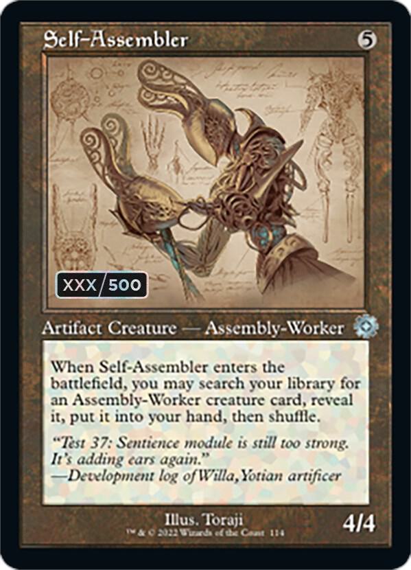 Self-Assembler (Schematic) (Serial Numbered) (114) [The Brothers' War Retro Artifacts]