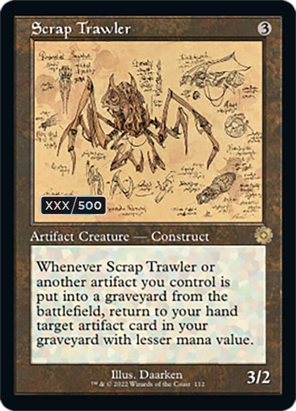 Scrap Trawler (Schematic) (Serial Numbered) (112) [The Brothers' War Retro Artifacts]
