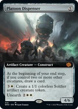 Platoon Dispenser (Extended Art) (310) [The Brothers' War] [Extended Art]