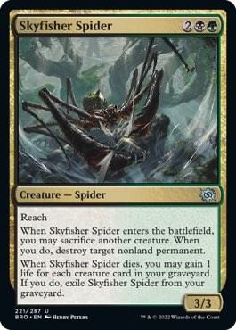 Skyfisher Spider (221) [The Brothers' War]