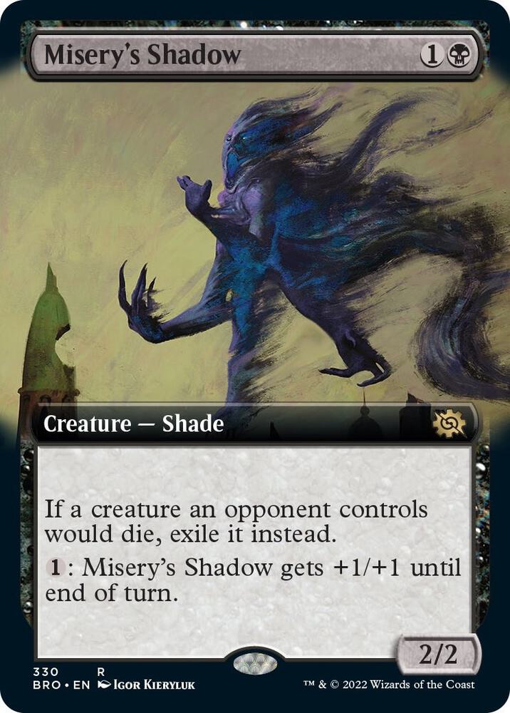 Misery's Shadow (Extended Art) (330) [The Brothers' War] [Extended Art]