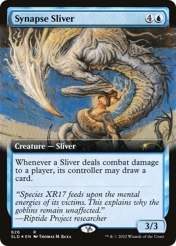 Synapse Sliver (Extended Art) (626) [Secret Lair Drop] [Extended Art]