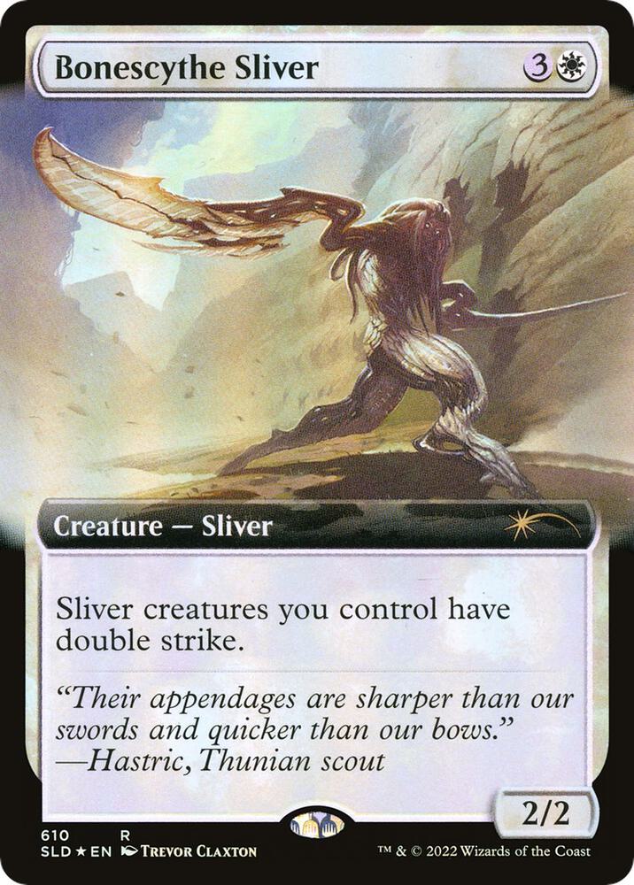 Bonescythe Sliver (Extended Art) (610) [Secret Lair Drop] [Extended Art]