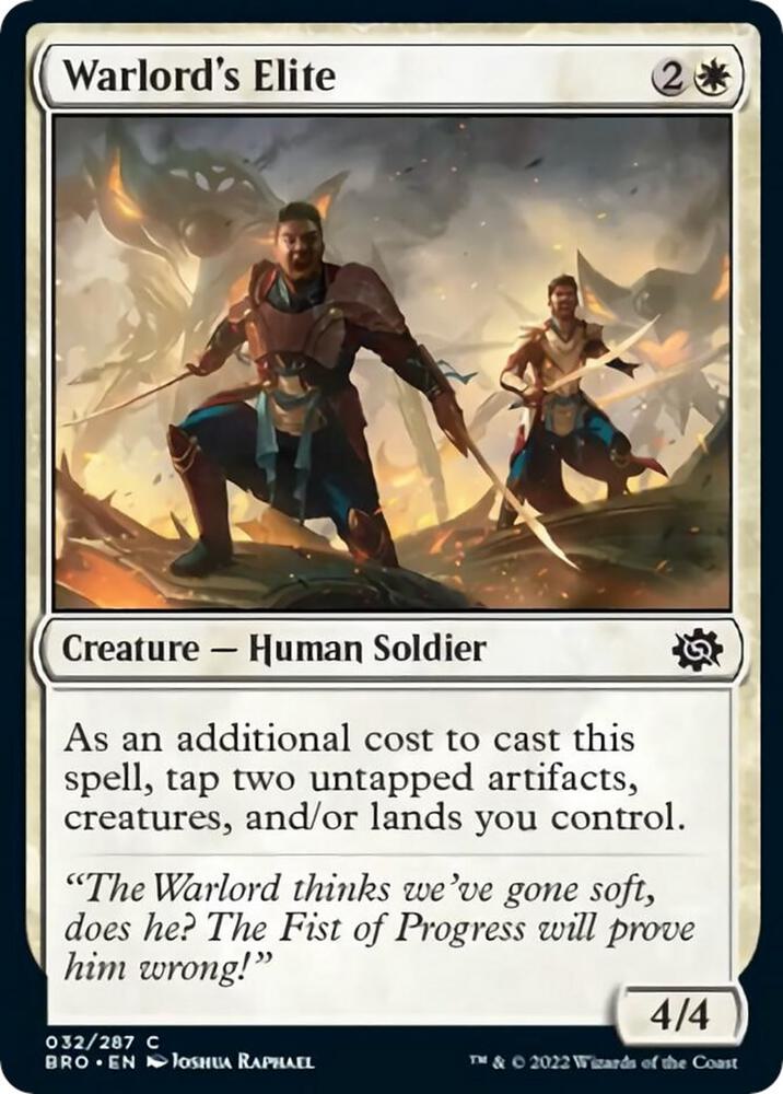 Warlord's Elite (32) [The Brothers' War]