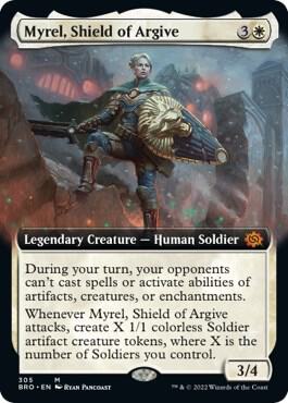 Myrel, Shield of Argive (Extended Art) (305) [The Brothers' War] [Extended Art]