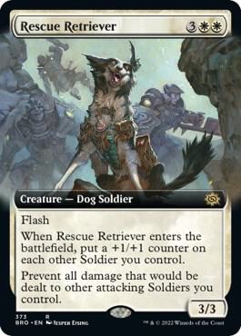 Rescue Retriever (Extended Art) (373) [The Brothers' War] [Extended Art]
