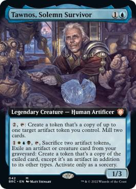 Tawnos, Solemn Survivor (Extended Art) (42) [The Brothers' War Commander] [Extended Art]