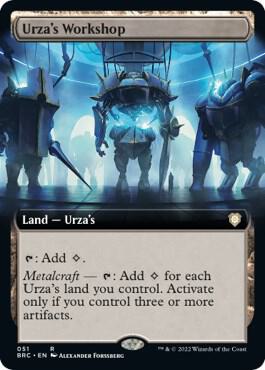 Urza's Workshop (Extended Art) (51) [The Brothers' War Commander] [Extended Art]