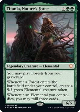 Titania, Nature's Force (25) [The Brothers' War Commander]