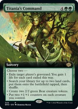 Titania's Command (Extended Art) (349) [The Brothers' War] [Extended Art]
