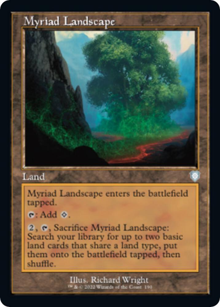 Myriad Landscape (Retro Frame) (190) [The Brothers' War Commander]