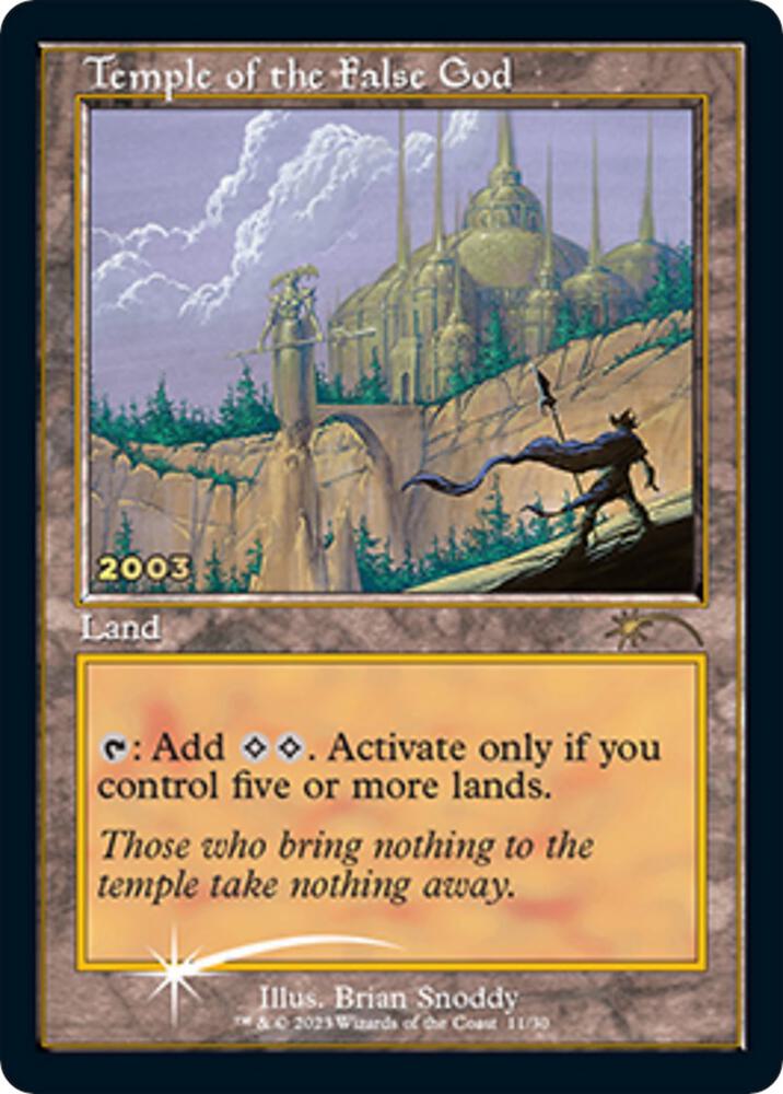 Temple of the False God (11) [30th Anniversary Promos]