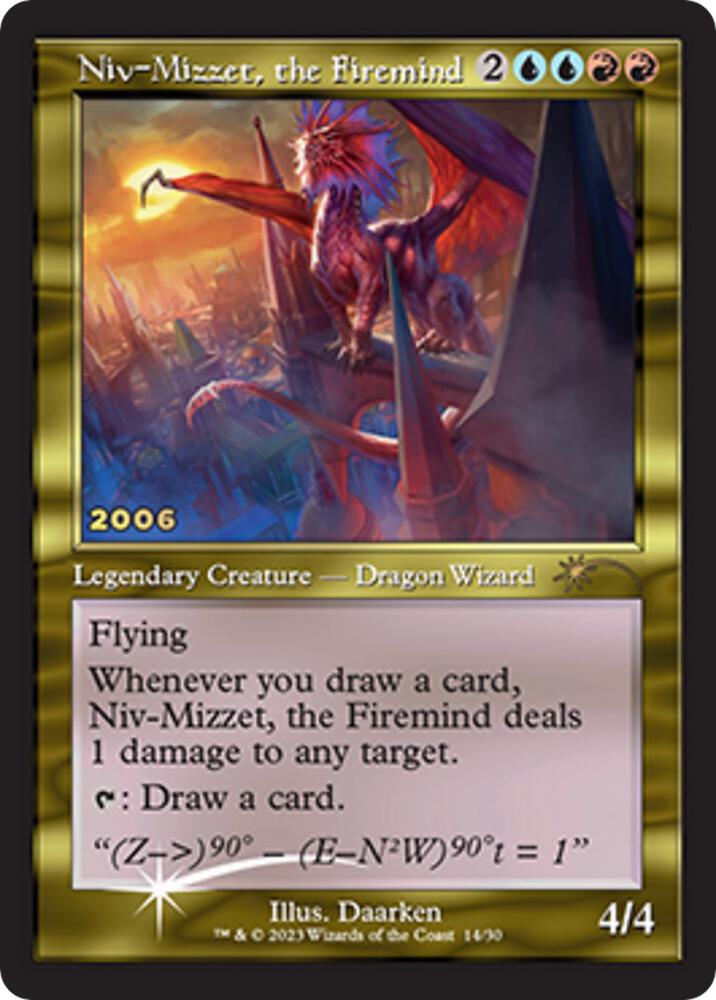 Niv-Mizzet, the Firemind (14) [30th Anniversary Promos]
