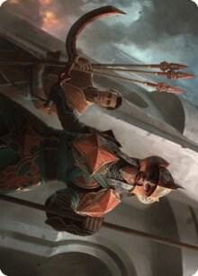 Siege Veteran Art Card (3) [The Brothers' War Art Series]