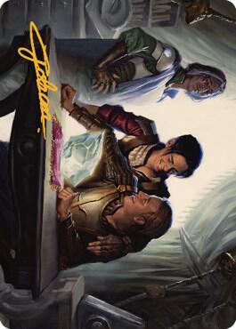 Tocasia's Welcome Art Card (Gold-Stamped Signature) (4) [The Brothers' War Art Series]