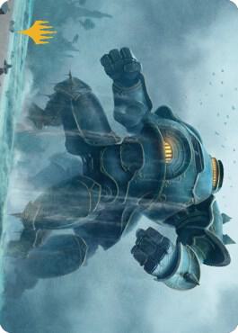 Depth Charge Colossus Art Card (Gold-Stamped Planeswalker Symbol) (14) [The Brothers' War Art Series]