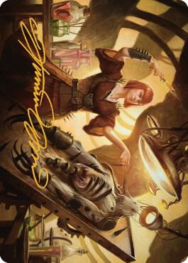 Ashnod, Flesh Mechanist Art Card (Gold-Stamped Signature) (15) [The Brothers' War Art Series]