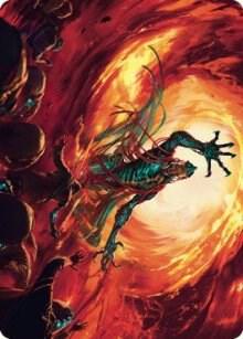 Gix, Yawgmoth Praetor Art Card (16) [The Brothers' War Art Series]