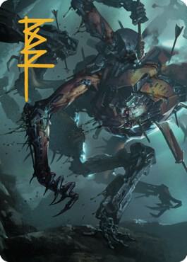 Scrapwork Rager Art Card (Gold-Stamped Signature) (18) [The Brothers' War Art Series]