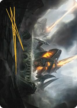 Skitterbeam Battalion Art Card (Gold-Stamped Signature) (21) [The Brothers' War Art Series]