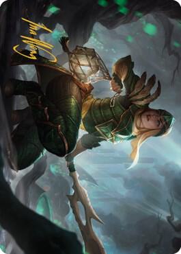 Argothian Opportunist Art Card (Gold-Stamped Signature) (22) [The Brothers' War Art Series]
