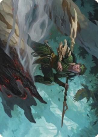 Gwenna, Eyes of Gaea Art Card (25) [The Brothers' War Art Series]