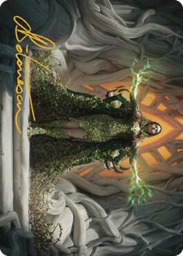 Titania, Voice of Gaea Art Card (Gold-Stamped Signature) (26) [The Brothers' War Art Series]
