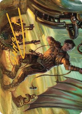 Mishra, Excavation Prodigy Art Card (Gold-Stamped Signature) (36) [The Brothers' War Art Series]